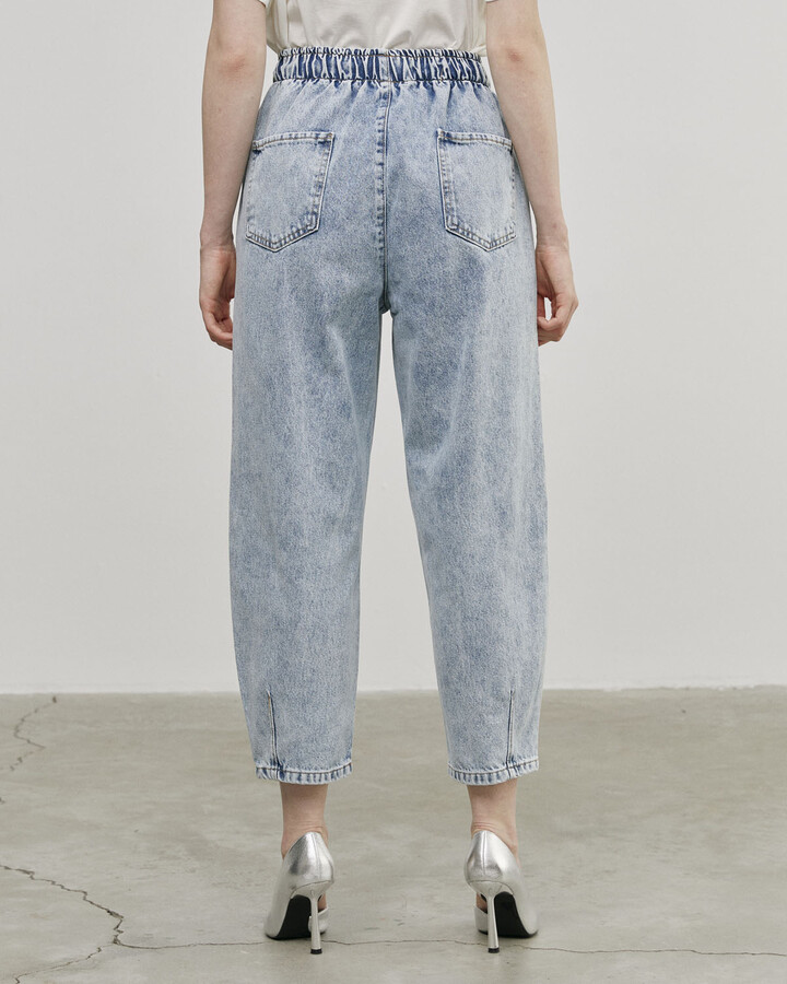 Açık mavi Slouchy Jean