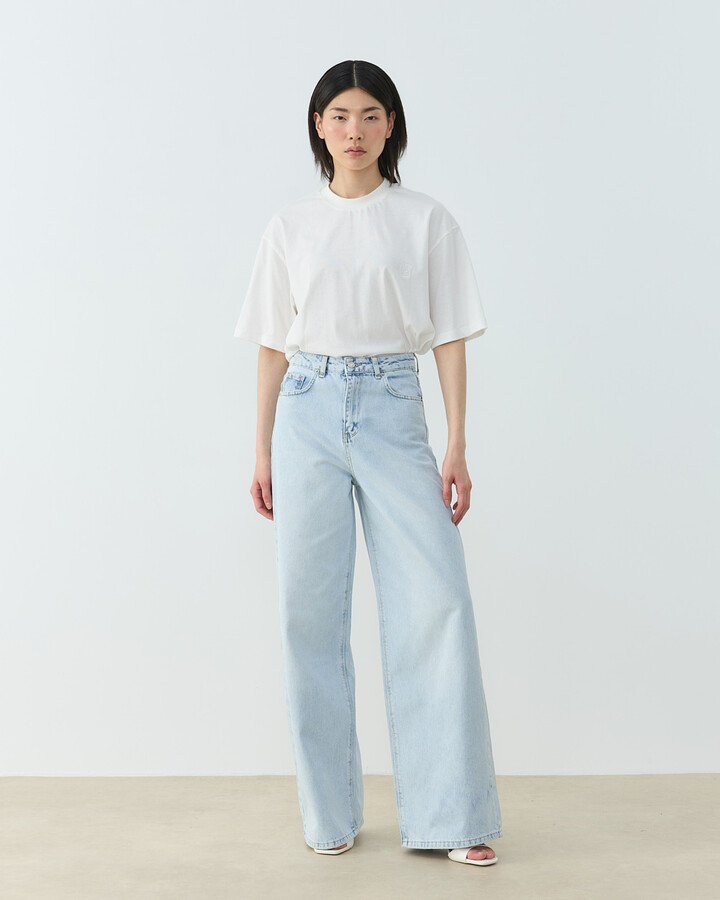 Baggy Fit Jean Açık Mavi