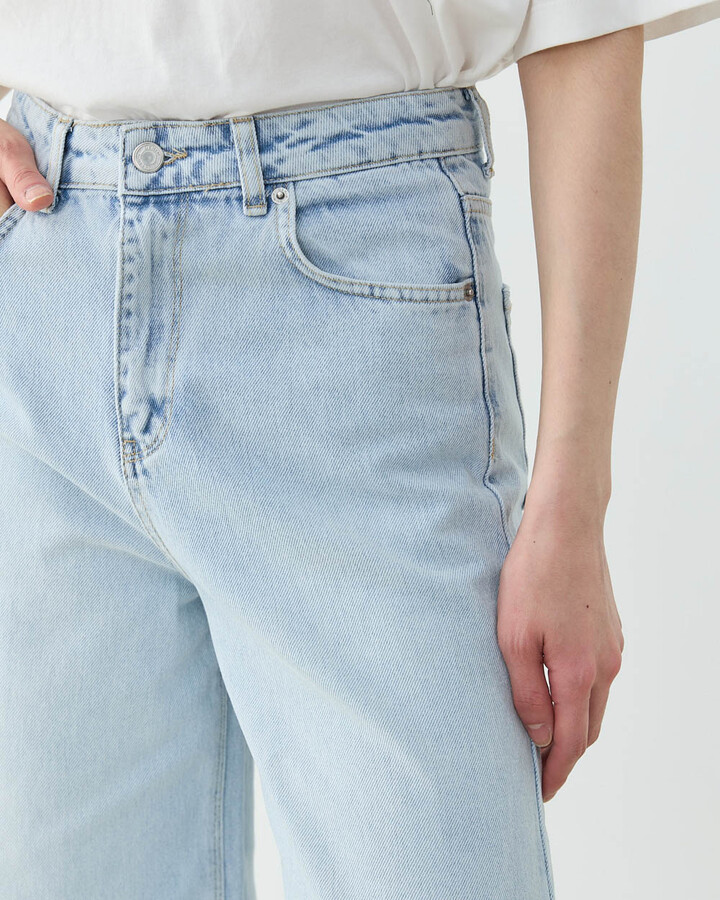 Baggy Fit Jean Açık Mavi
