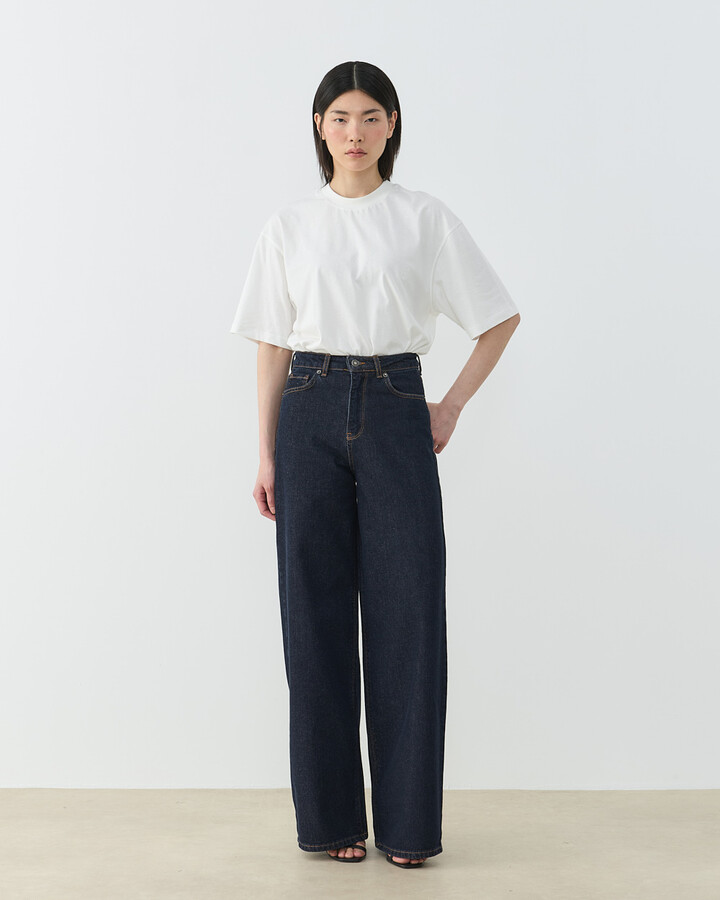 Baggy Fit Jean Koyu Lacivert