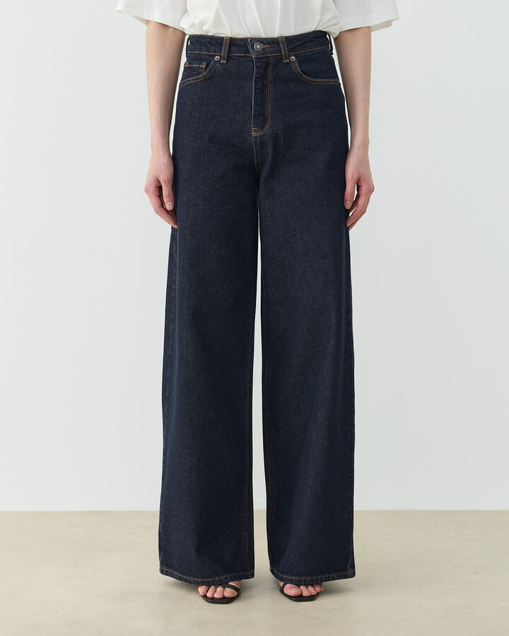 Baggy Fit Jean Koyu Lacivert