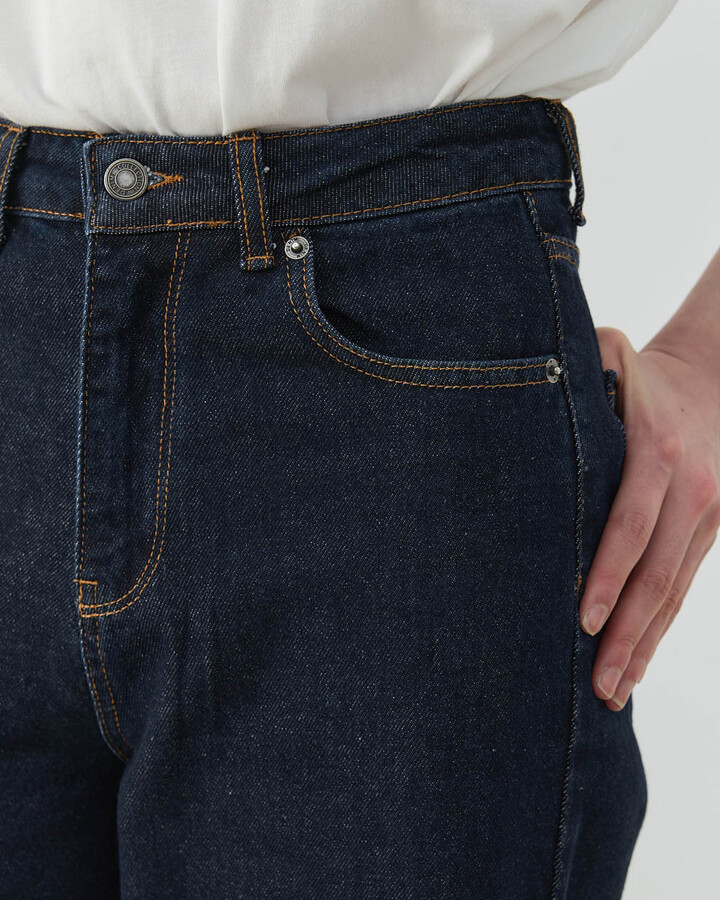Baggy Fit Jean Koyu Lacivert
