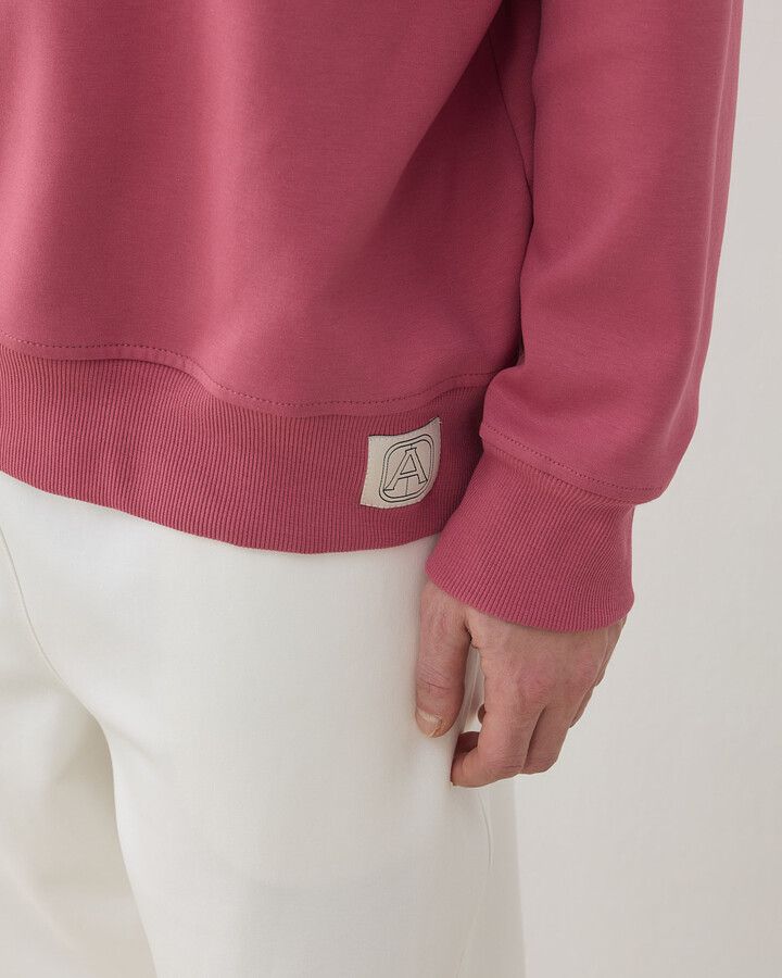 Erkek Premium Doubleface Oversize Sweat Pembe