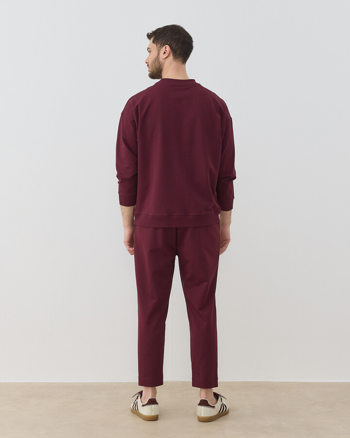 Erkek İki İplik Must Have Sweat Bordo