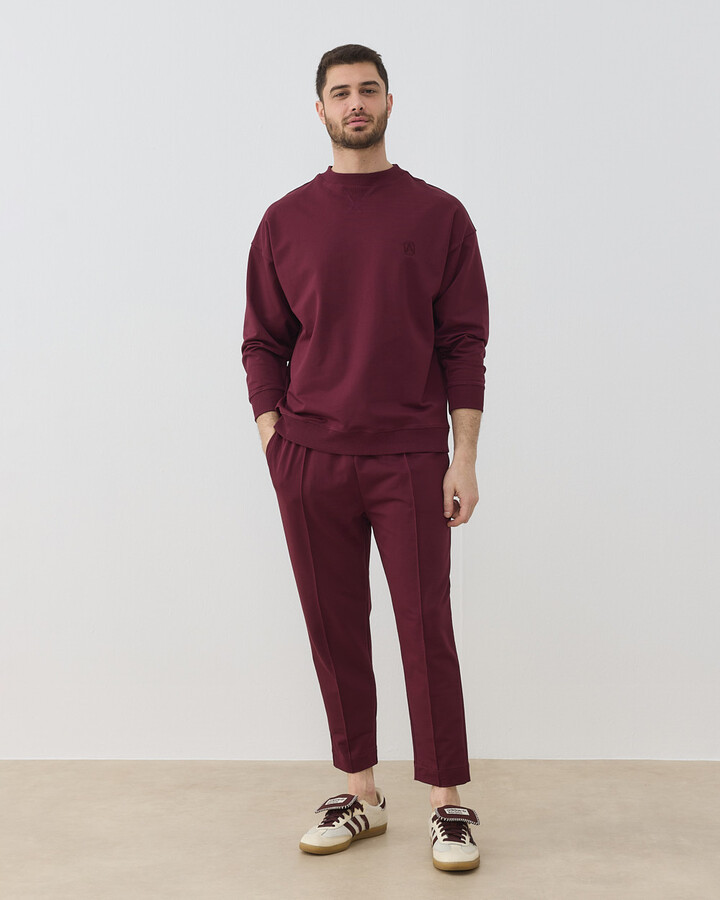 Erkek İki İplik Must Have Sweat Bordo