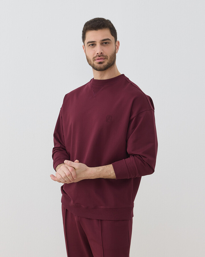 Erkek İki İplik Must Have Sweat Bordo