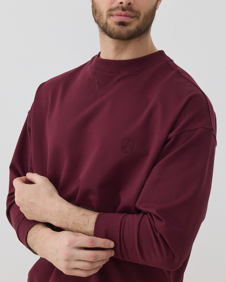 Erkek İki İplik Must Have Sweat Bordo
