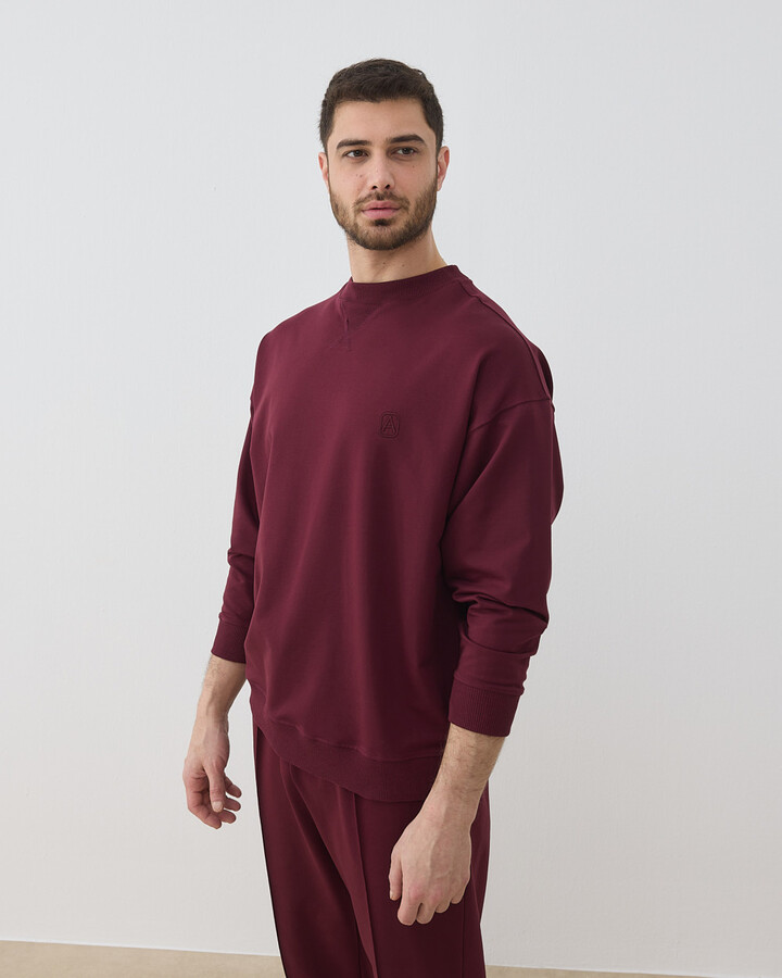 Erkek İki İplik Must Have Sweat Bordo