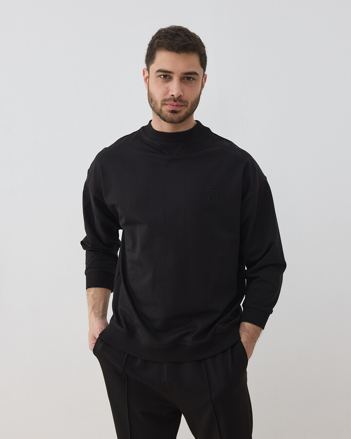 Erkek İki İplik Must Have Sweat Siyah