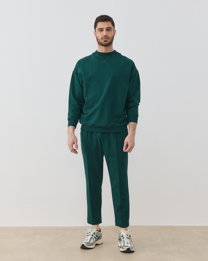 Erkek İki İplik Must Have Sweat Yeşil