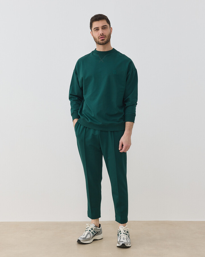 Erkek İki İplik Must Have Sweat Yeşil
