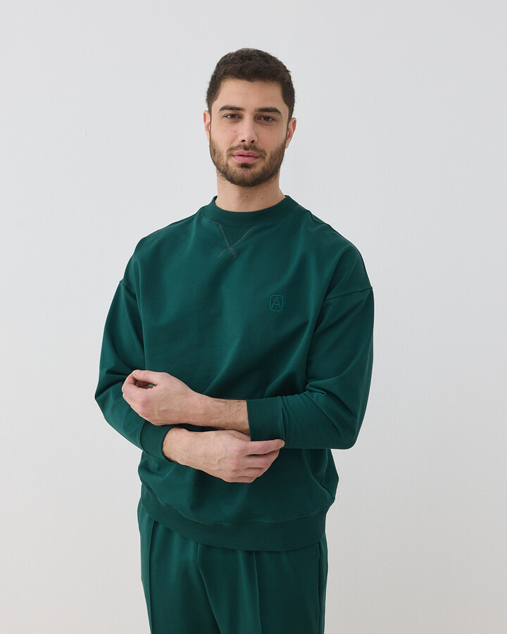 Erkek İki İplik Must Have Sweat Yeşil