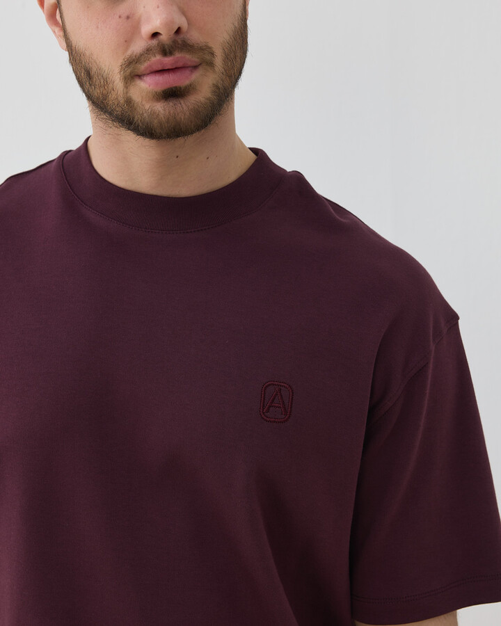 Erkek Penye İnterlok Smart Tshirt Bordo