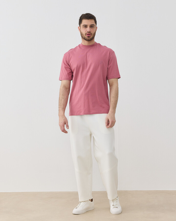 Erkek Süprem Over Tshirt Pembe