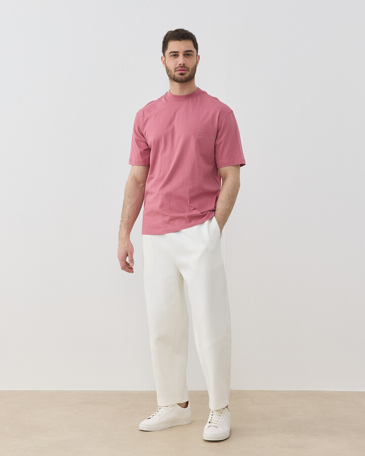 Erkek Süprem Over Tshirt Pembe