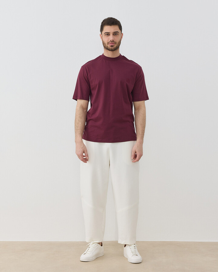 Erkek Süprem Smart Tshirt Bordo