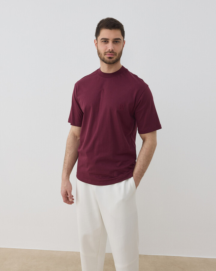 Erkek Süprem Smart Tshirt Bordo