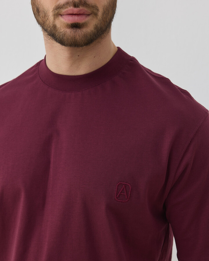 Erkek Süprem Smart Tshirt Bordo