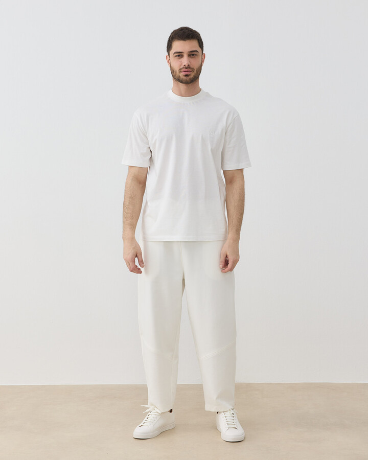 Erkek Süprem Smart Tshirt Ekru