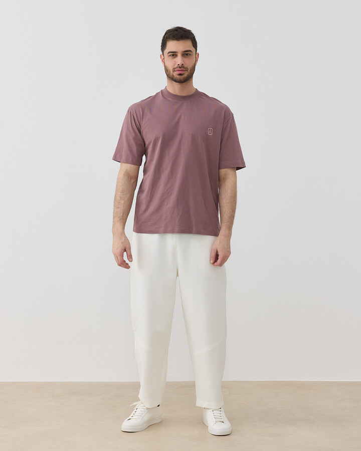 Erkek Süprem Smart Tshirt Tozlu Mürdüm