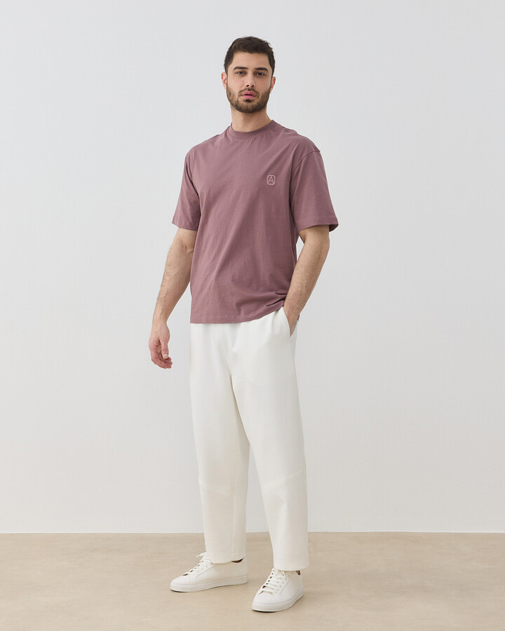 Erkek Süprem Smart Tshirt Tozlu Mürdüm
