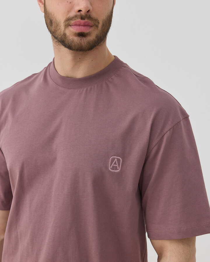 Erkek Süprem Smart Tshirt Tozlu Mürdüm