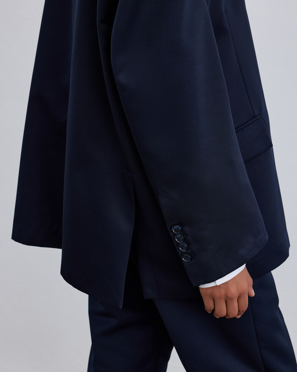 FIRSAT Oversize Boyfriend Blazer Ceket Lacivert Aybikestil