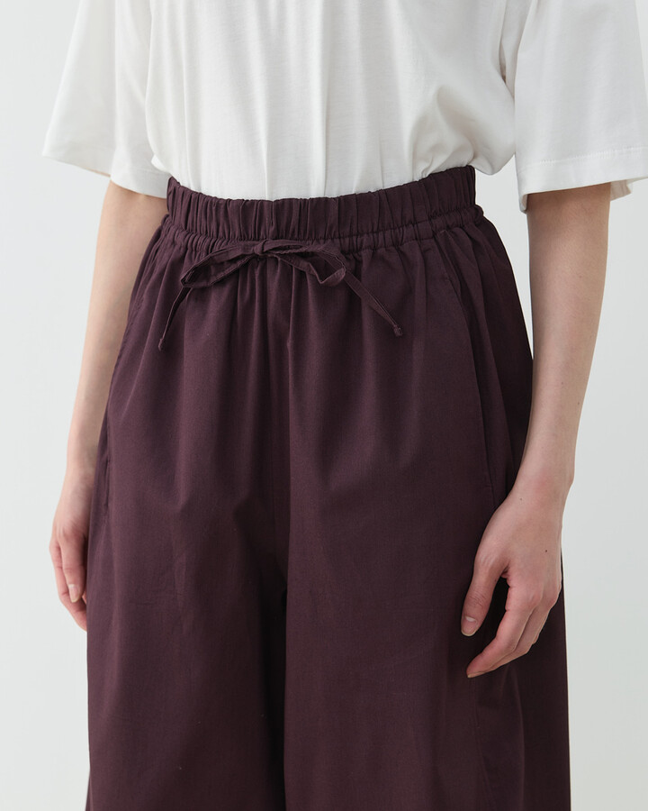 Gabardin Yanı Ekli Ekstra Barrel Fit Bol Pantolon Bordo
