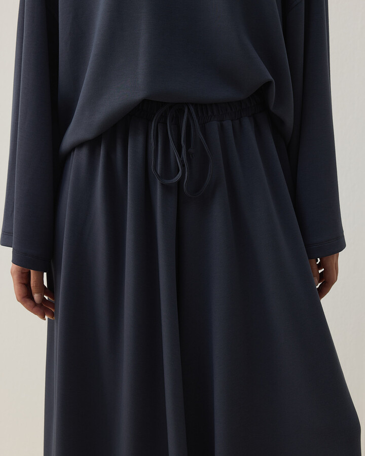 Modal Soft Touch Pantolon Etek Füme
