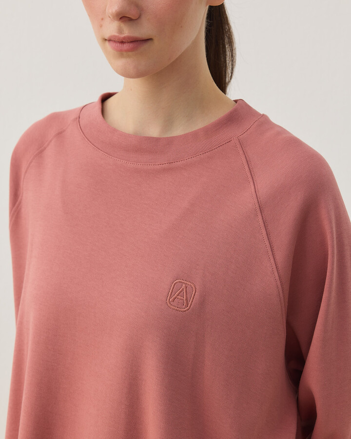 Penye İnterlok Relax Bluz Blush Pembe