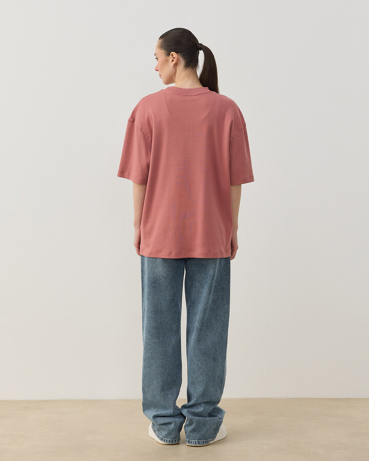 Penye İnterlok Smart Tshirt Blush Pembe