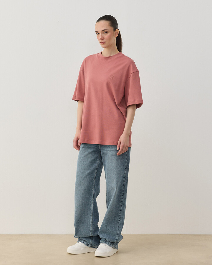 Penye İnterlok Smart Tshirt Blush Pembe