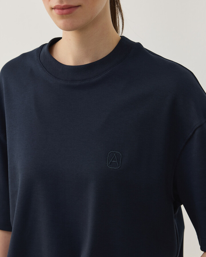 Penye İnterlok Smart Tshirt Lacivert