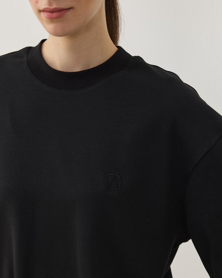 Penye İnterlok Smart Tshirt Siyah