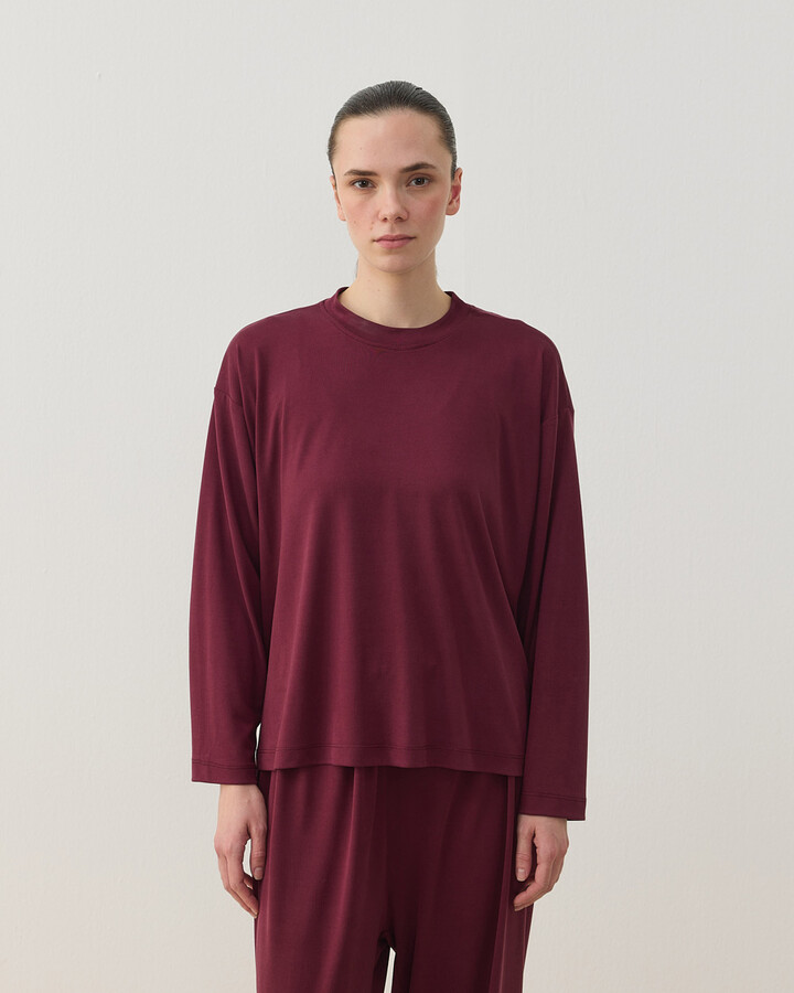 Penye Jogger Pijama Takımı Bordo