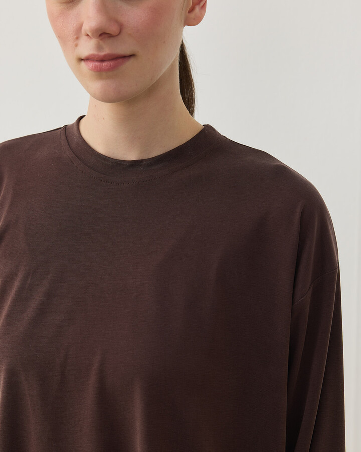 Penye Jogger Pijama Takımı Kahve