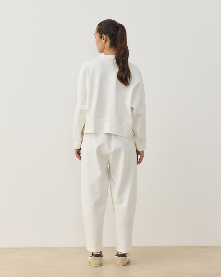 Premium Doubleface Mini Sweat Ekru