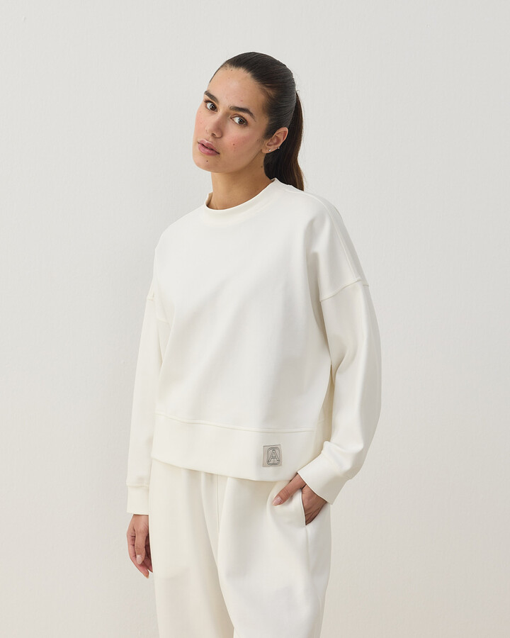 Premium Doubleface Mini Sweat Ekru