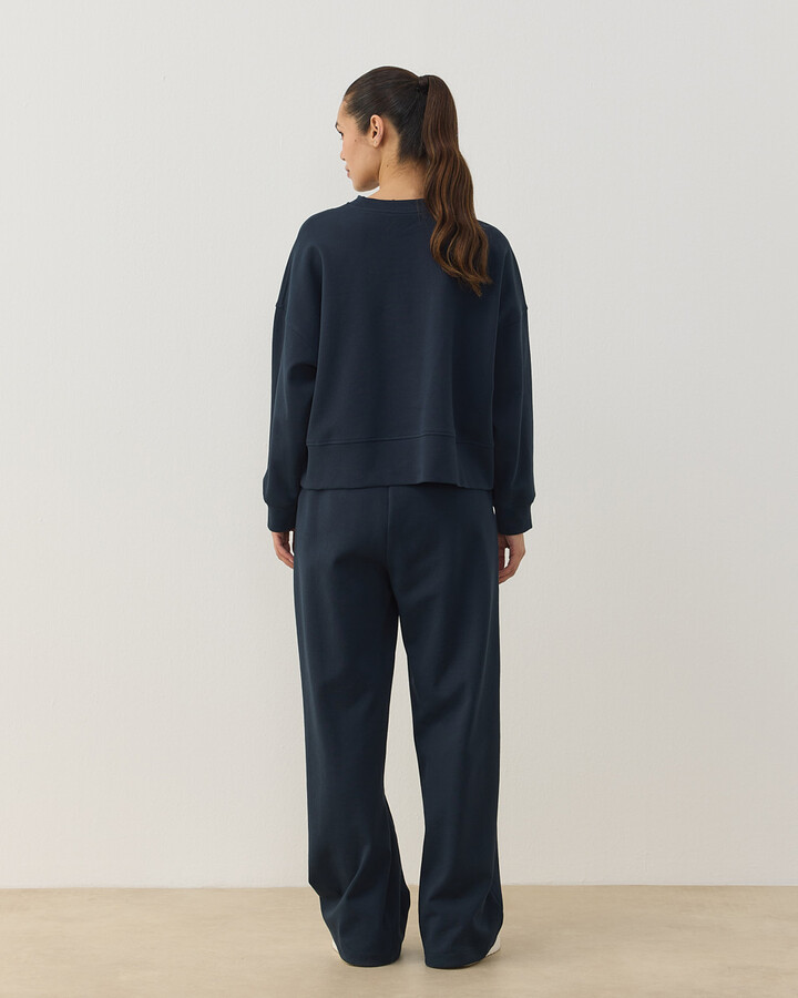 Premium Doubleface Mini Sweat Lacivert