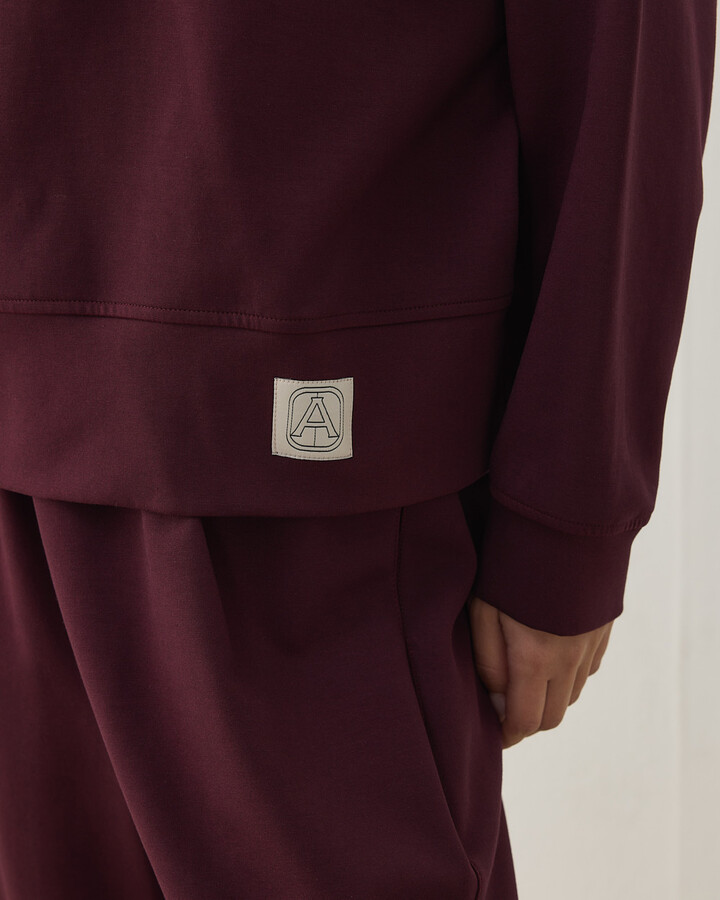 Premium Doubleface Mini Sweat Mürdüm