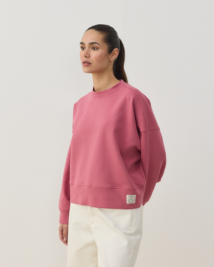 Premium Doubleface Mini Sweat Pembe