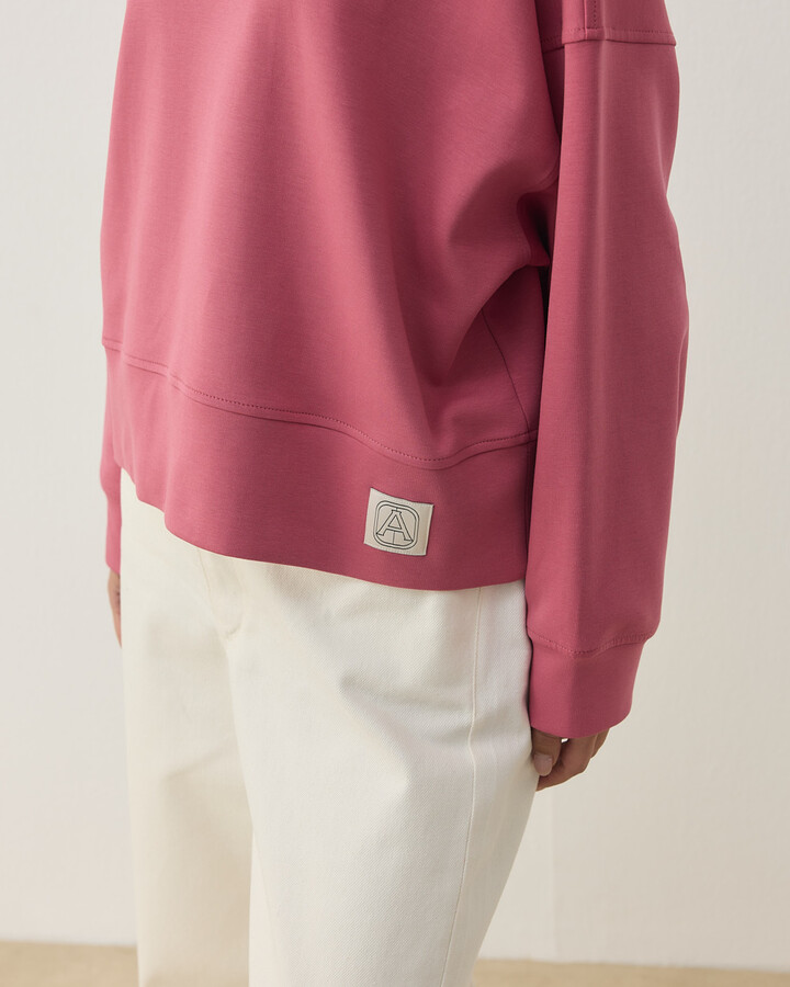 Premium Doubleface Mini Sweat Pembe