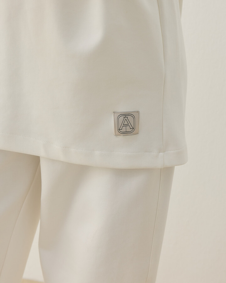 Premium Doubleface Oversize Relax Tshirt Ekru