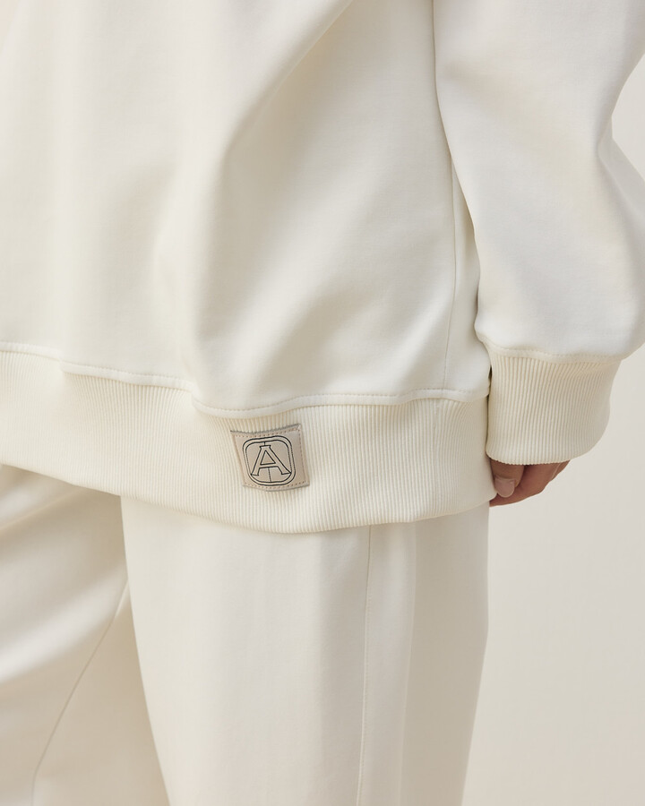 Premium Doubleface Oversize Sweat Ekru