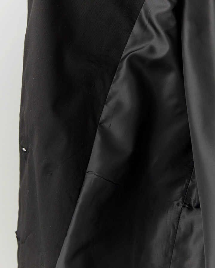 Siyah Pamuk Kruvaze Klasik Blazer Ceket