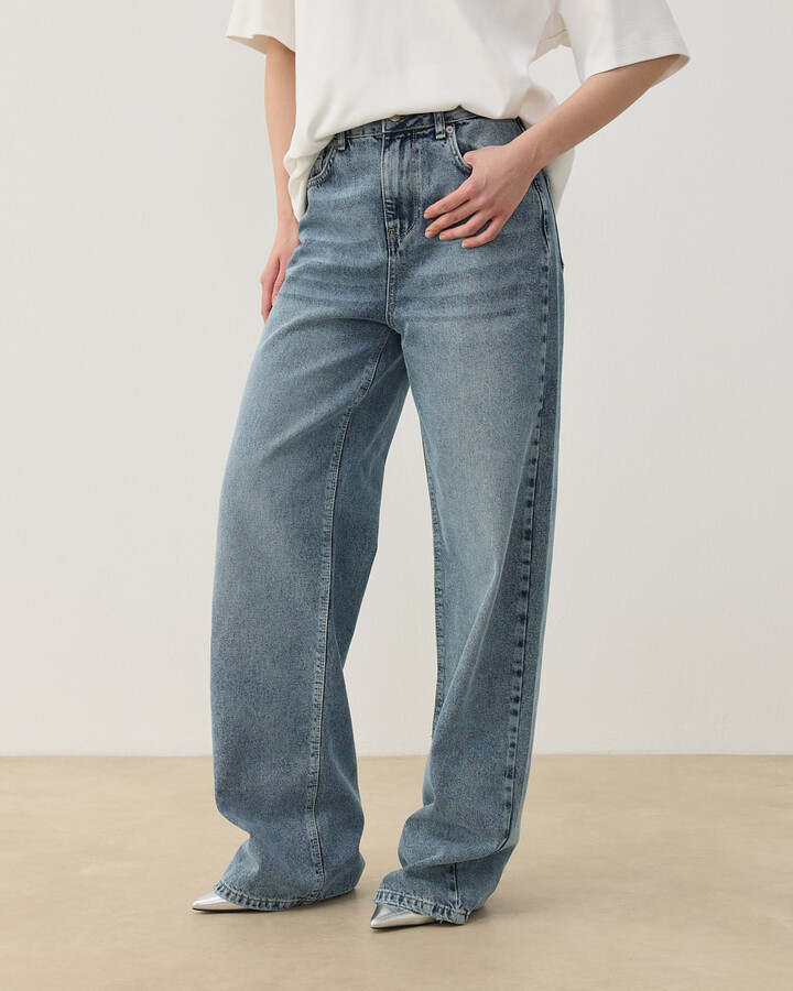 Straight Fit Jean Açık Mavi