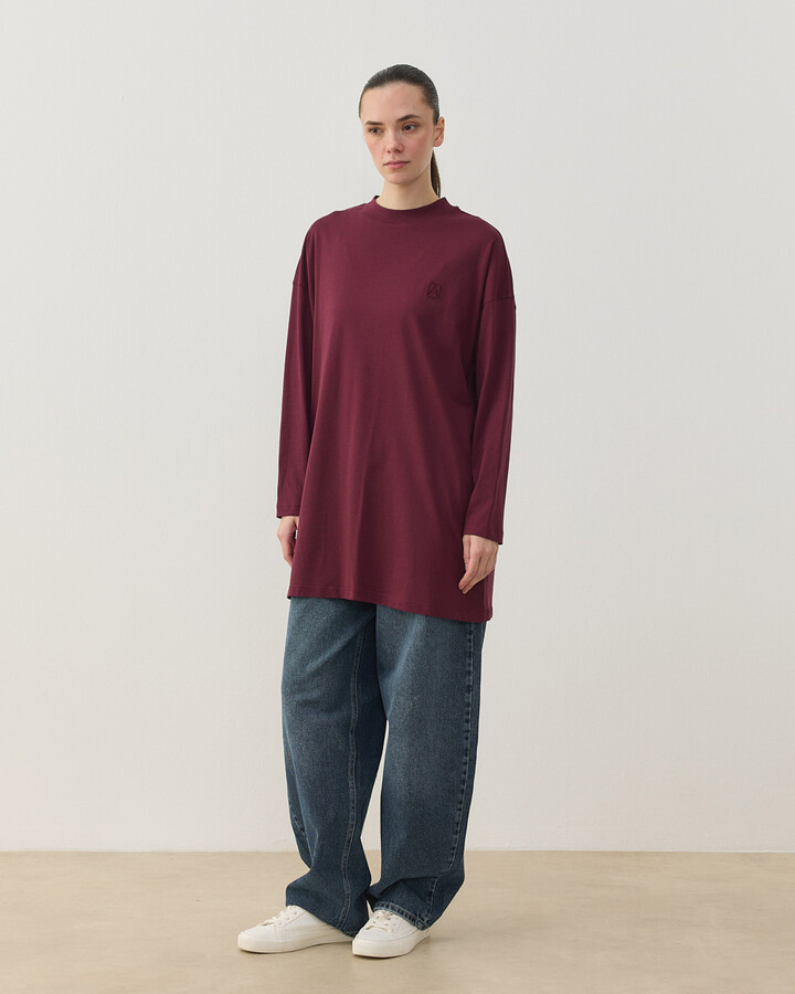 Süprem Must Tunik Bordo