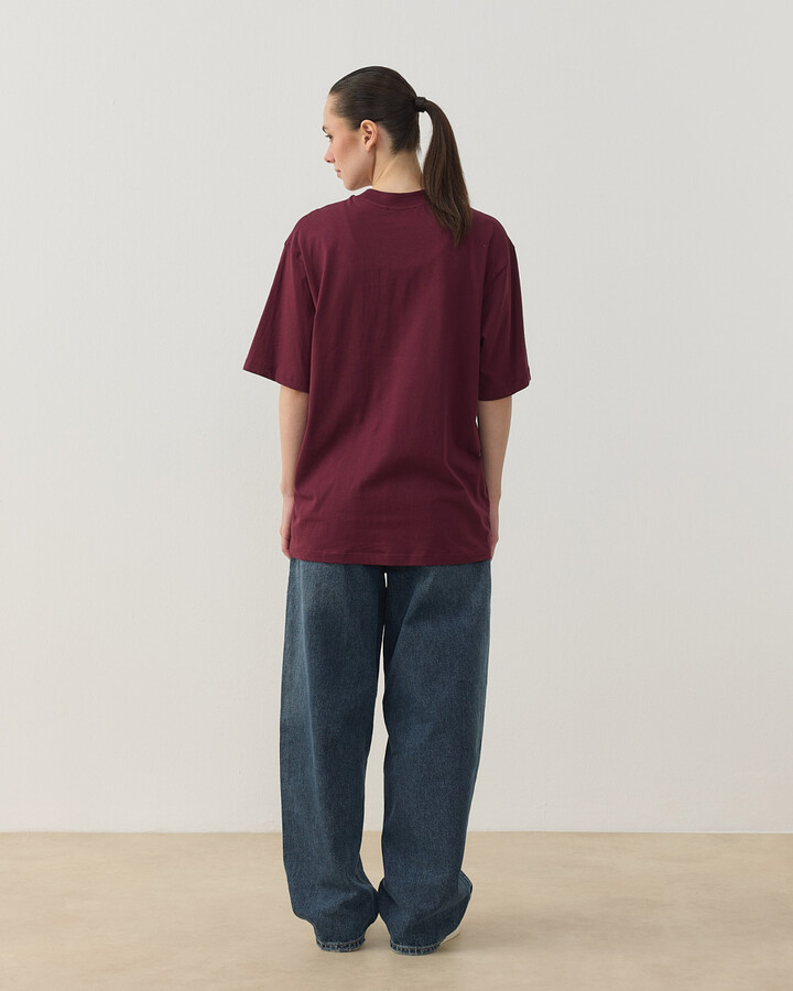 Süprem Smart Tshirt Bordo