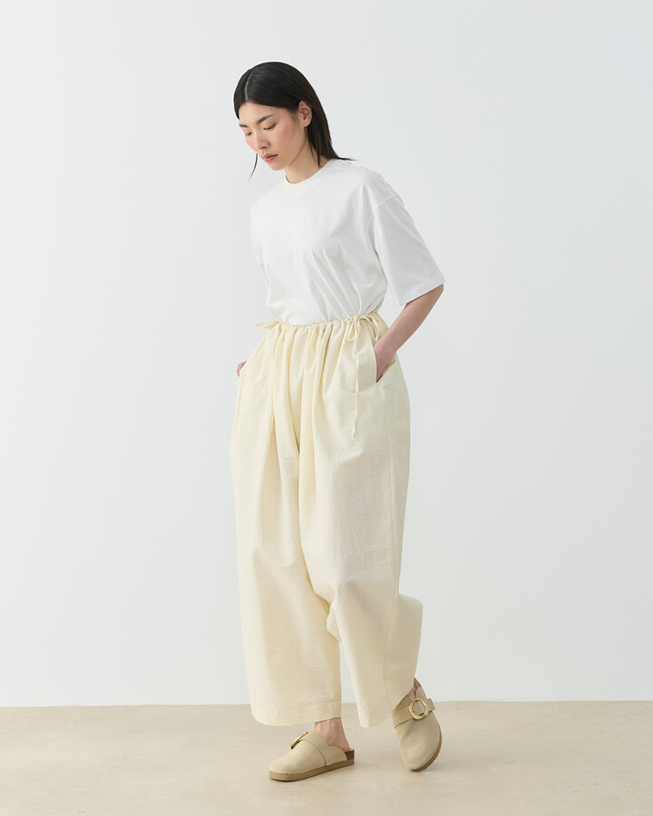 Yandan Ayarlanan Pantolon Ekru